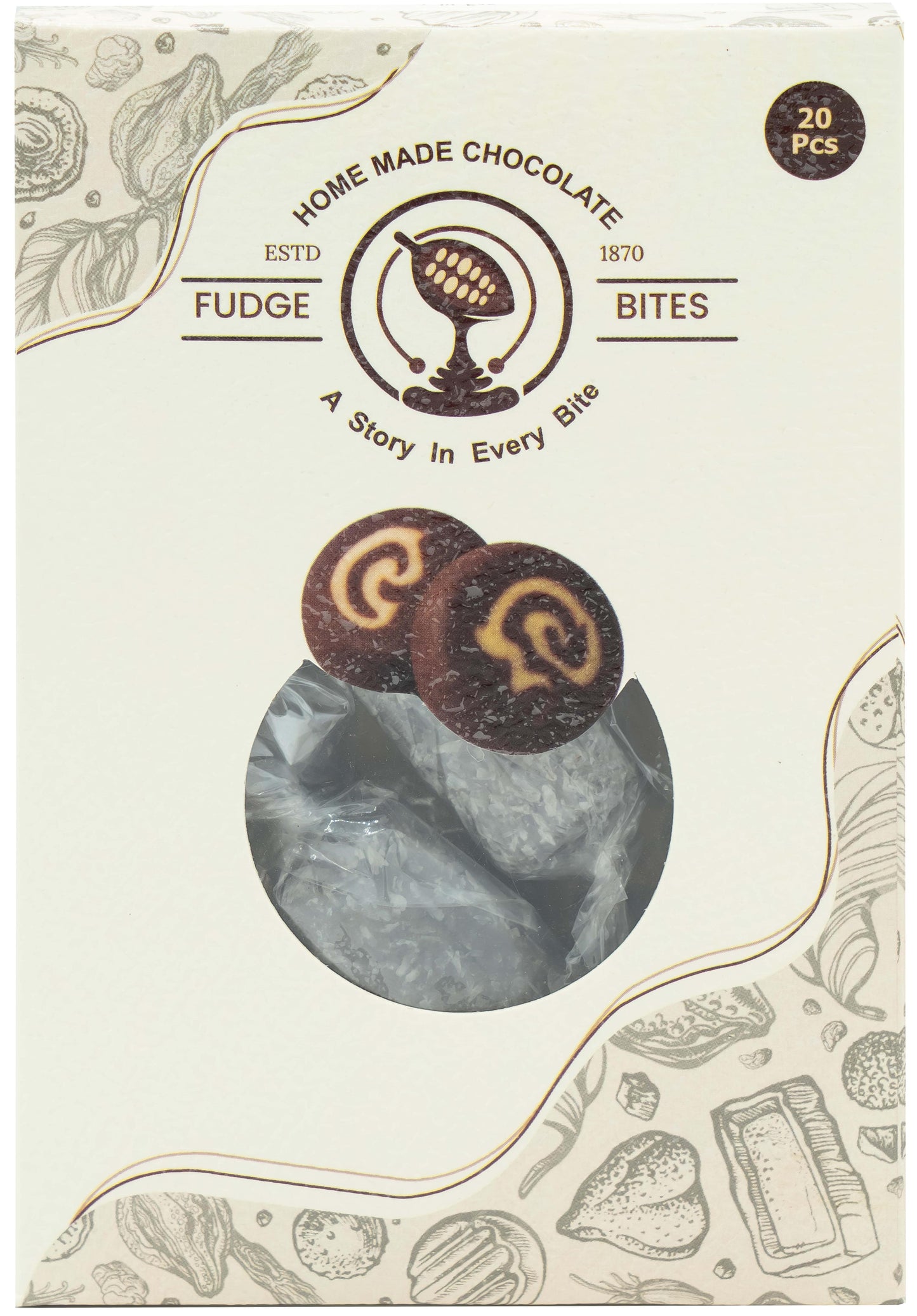 Coconut Fudge Bites (20 pcs)