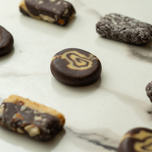 Mixed Fudge Bites Box – Trio of Flavours (21 pieces). Free Delivery